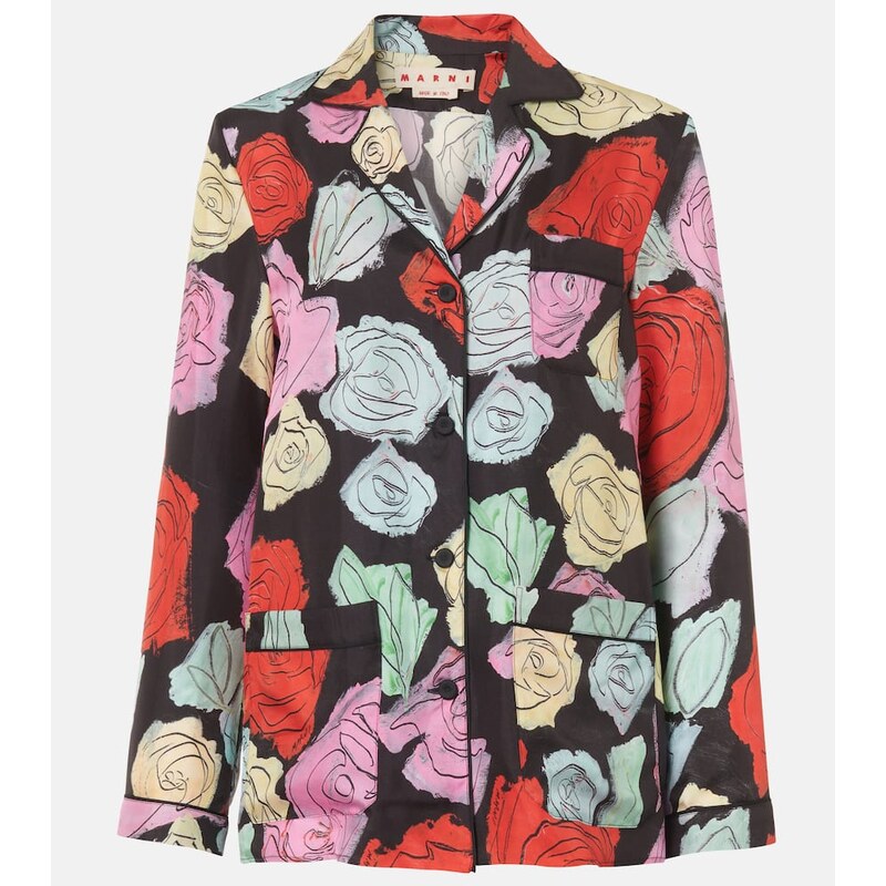Marni Floral silk shirt