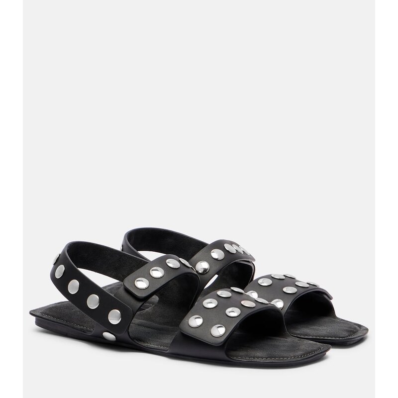 Khaite Boden studded leather sandals