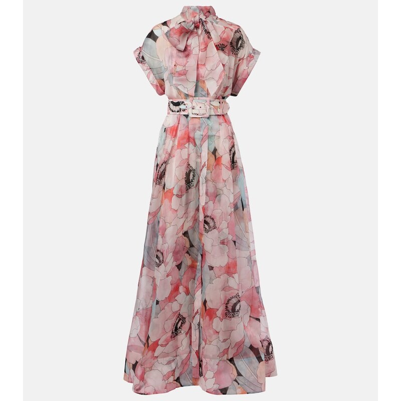 Rebecca Vallance Bridal Bouquet floral silk organza gown