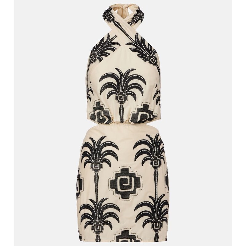 Johanna Ortiz Pintaderas embroidered minidress