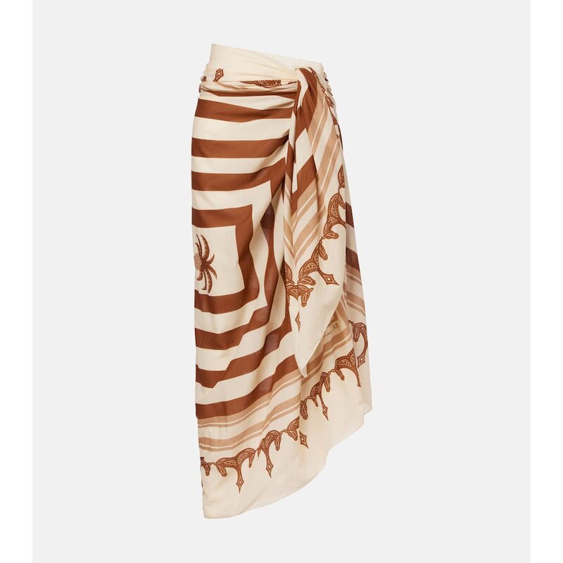 Johanna Ortiz Cotton printed beach cover-up
