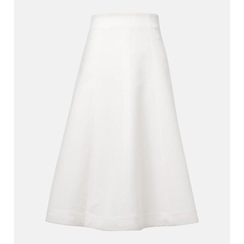 Veronica Beard Fellini floral jacquard midi skirt