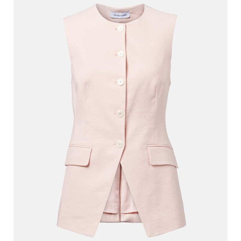 Veronica Beard Lois linen-blend vest