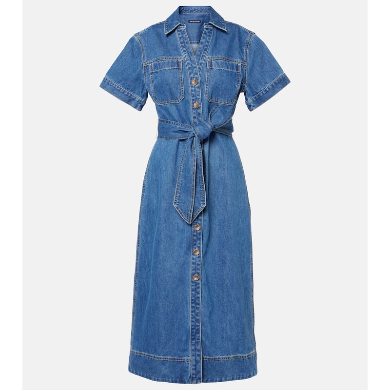 Veronica Beard Tabby cotton shirt dress