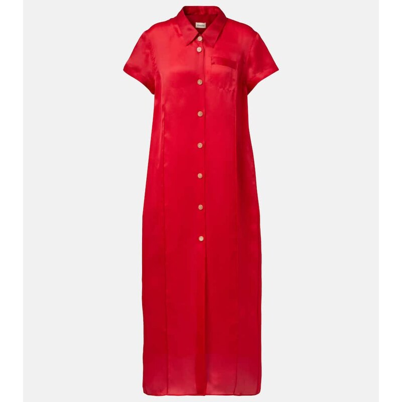 Khaite Effy silk and cotton organza maxi dress