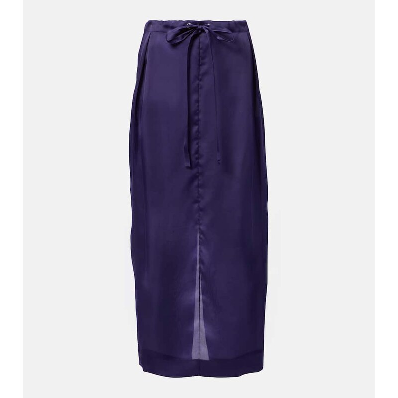 Khaite Chenton silk organza maxi skirt