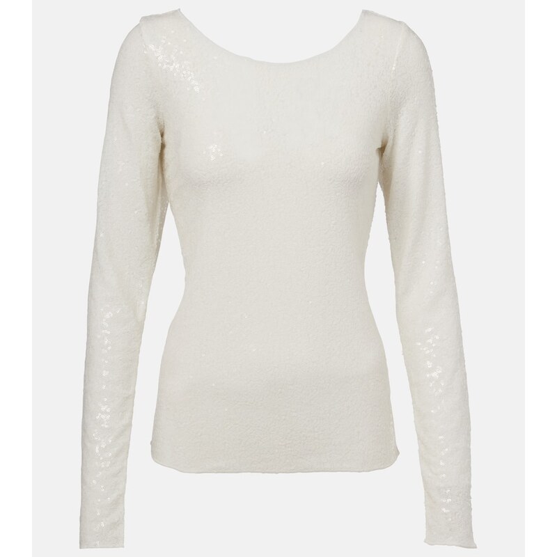 Polo Ralph Lauren Sequined jersey T-shirt