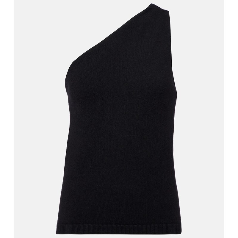 Róhe One-shoulder wool and cashmere-blend top