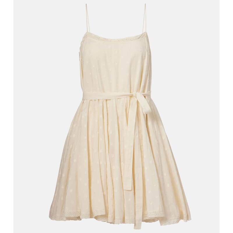 Ulla Johnson Beatriz cotton dobby minidress
