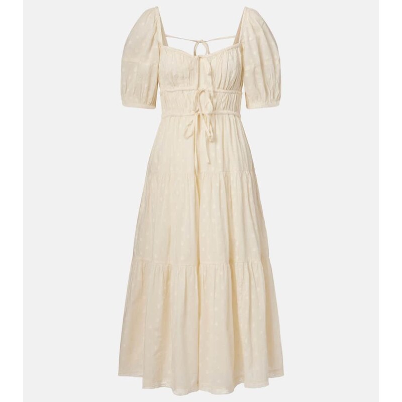 Ulla Johnson Palma gathered cotton maxi dress