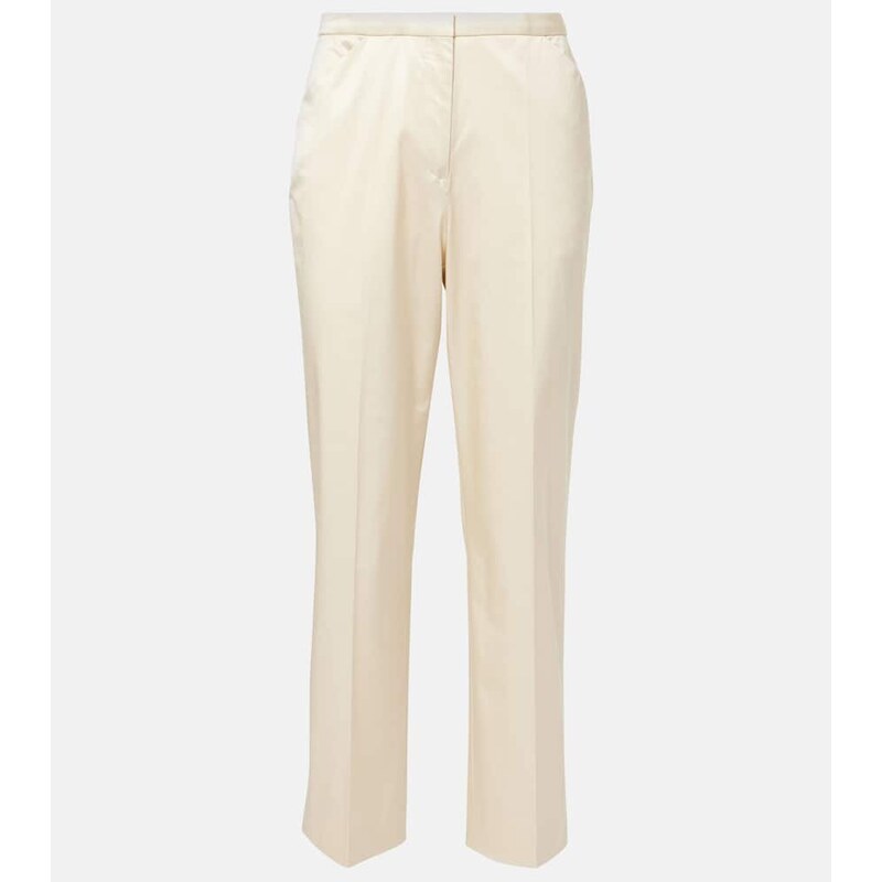 Toteme Cotton-blend straight pants