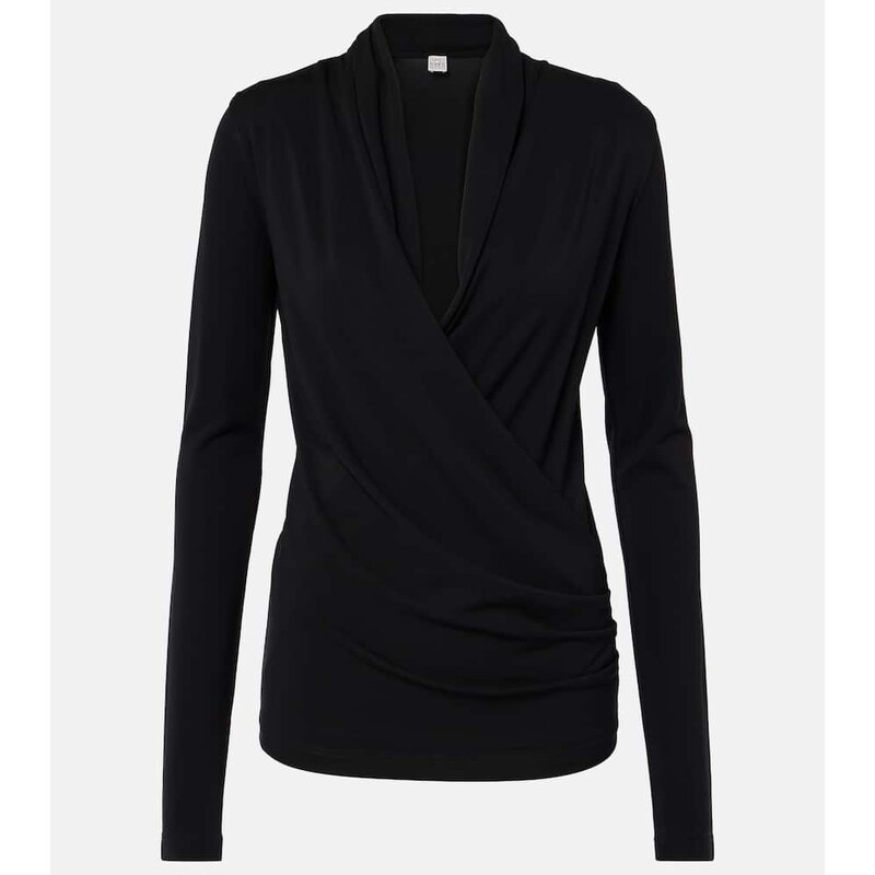 Toteme Draped jersey top