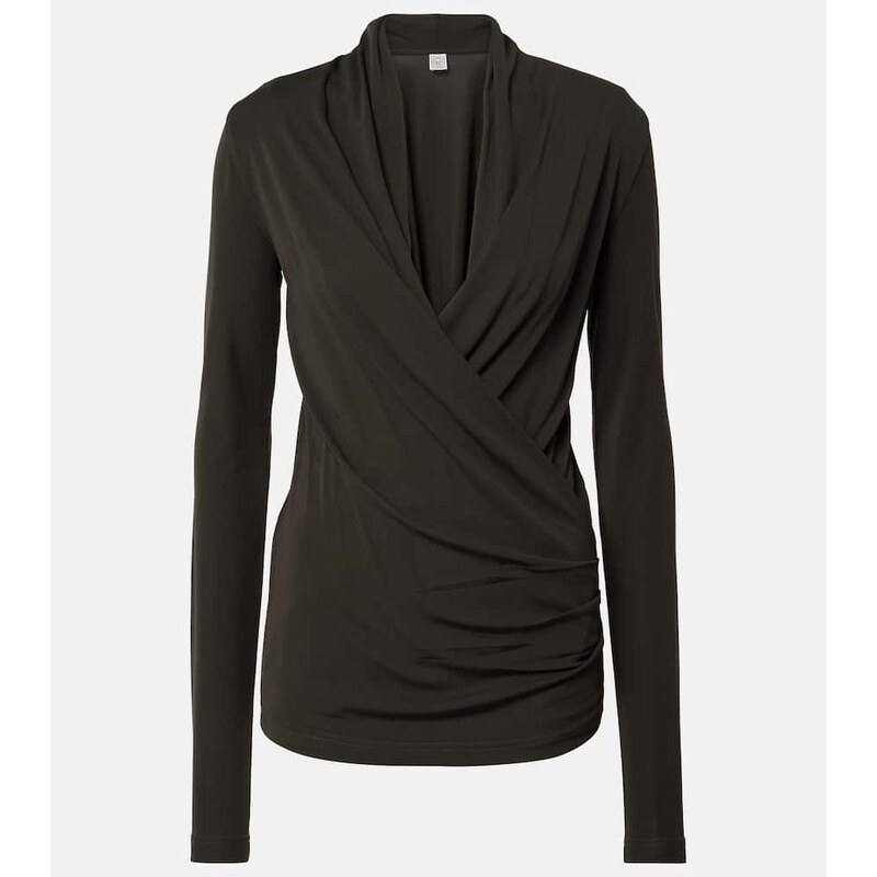 Toteme Draped jersey top