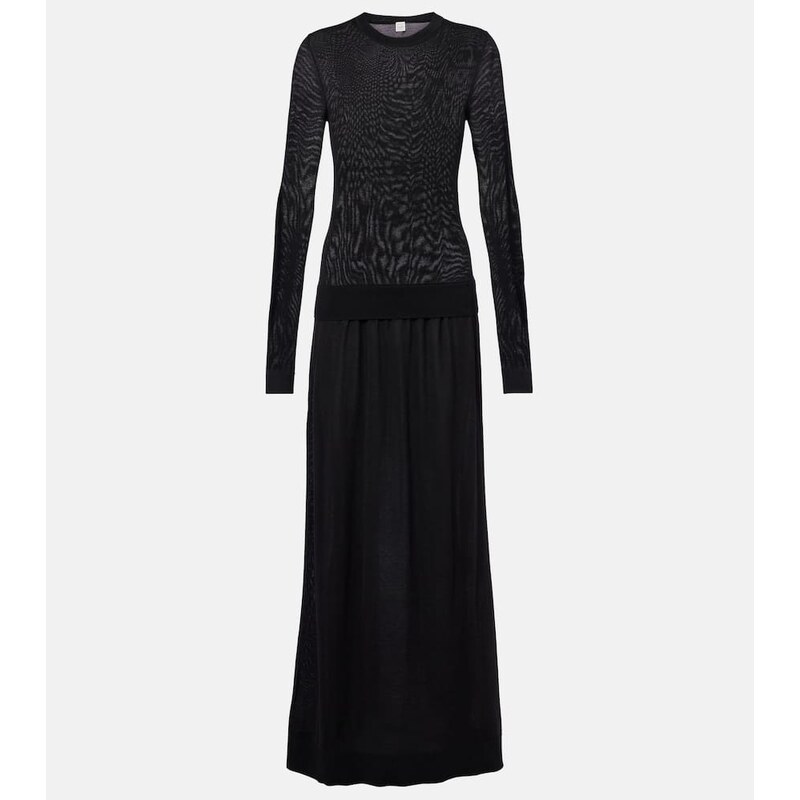 Toteme Silk-blend maxi dress