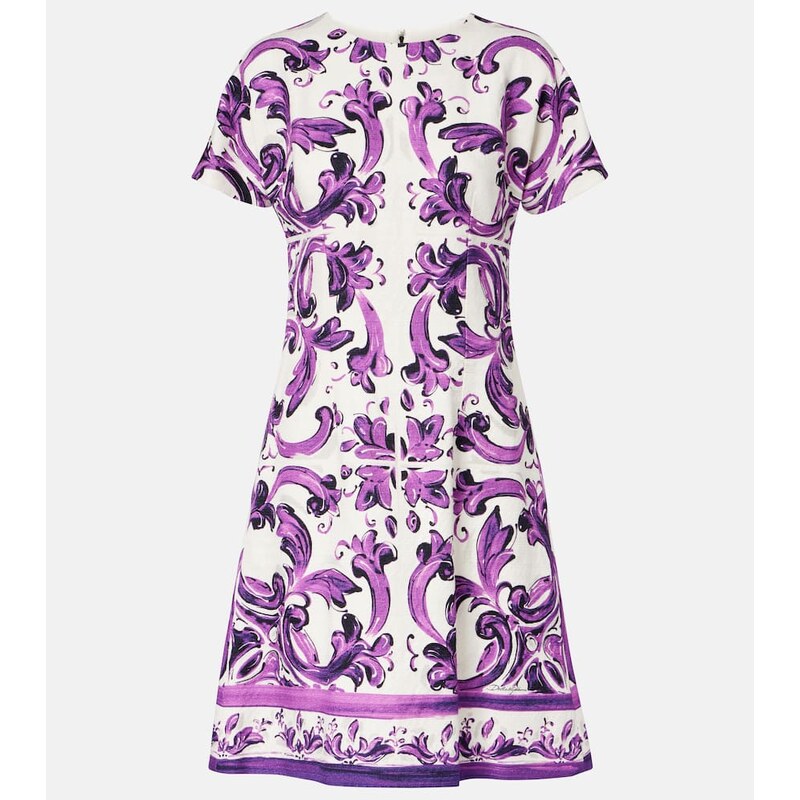 Dolce&Gabbana Majolica printed minidress