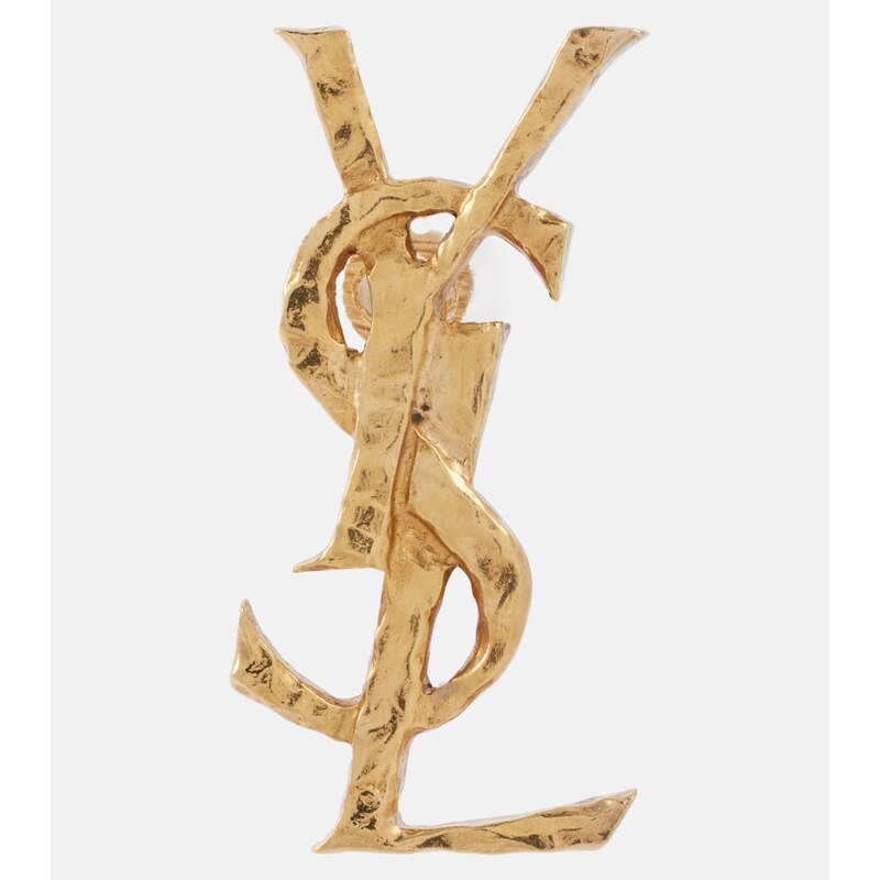 Saint Laurent Cassandre clip-on single earring