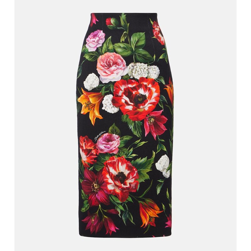 Dolce&Gabbana Floral pencil skirt