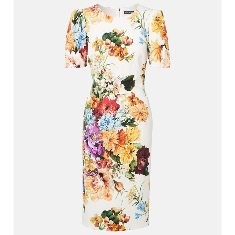 Dolce&Gabbana Floral cretonne midi dress