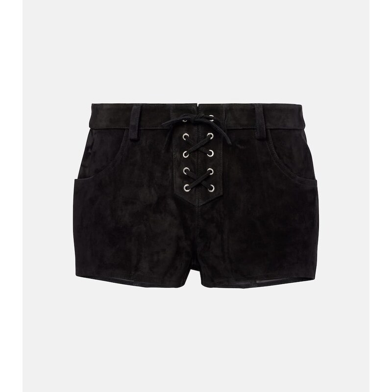 Dámské černé suede kraťasy Isabel Marant