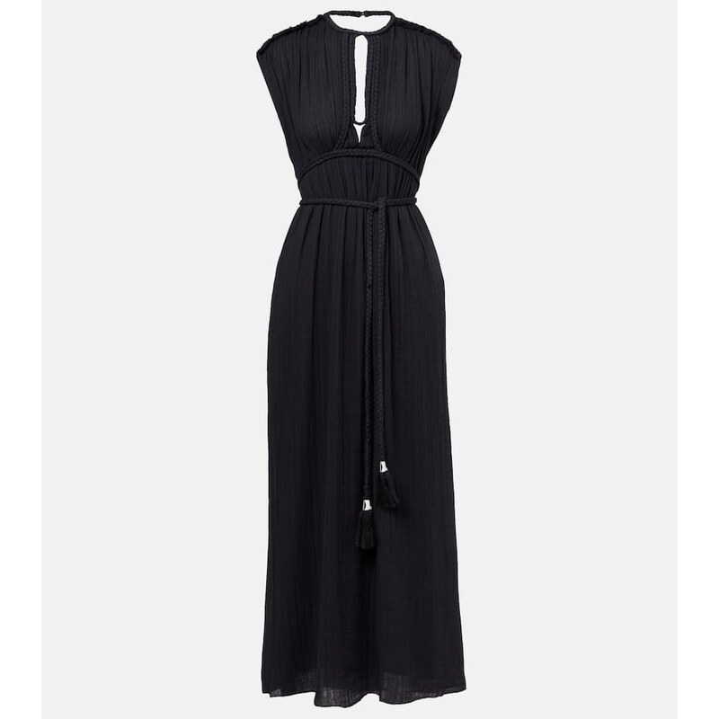 Isabel Marant Joya cutout cotton maxi dress