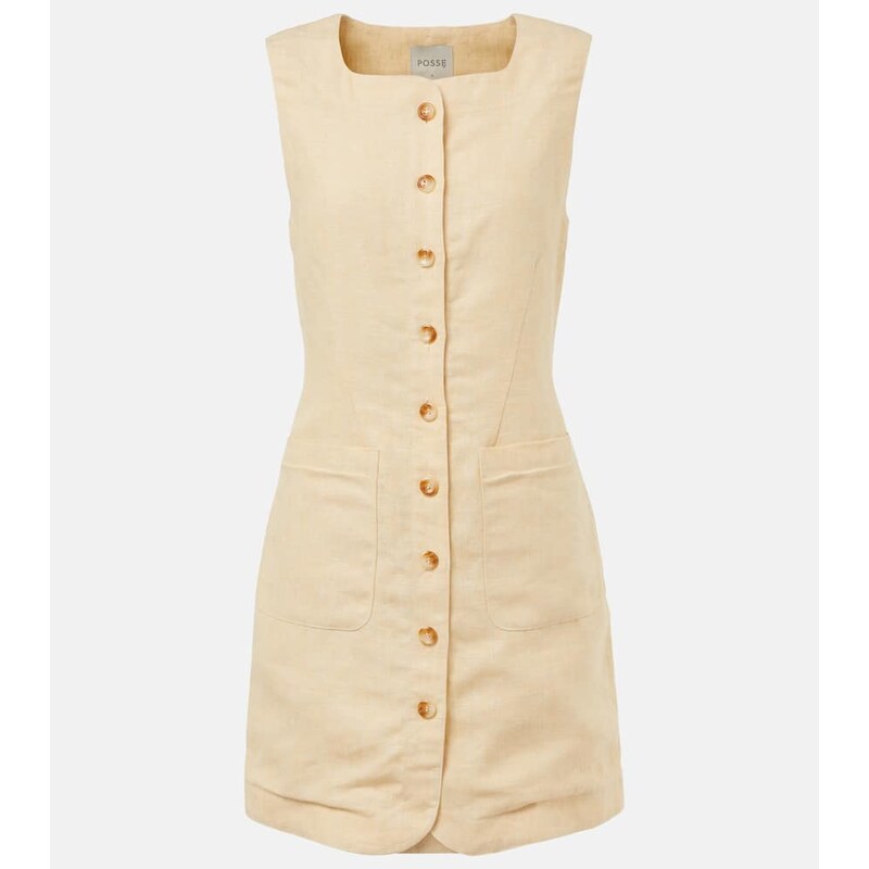 Posse Emma linen minidress