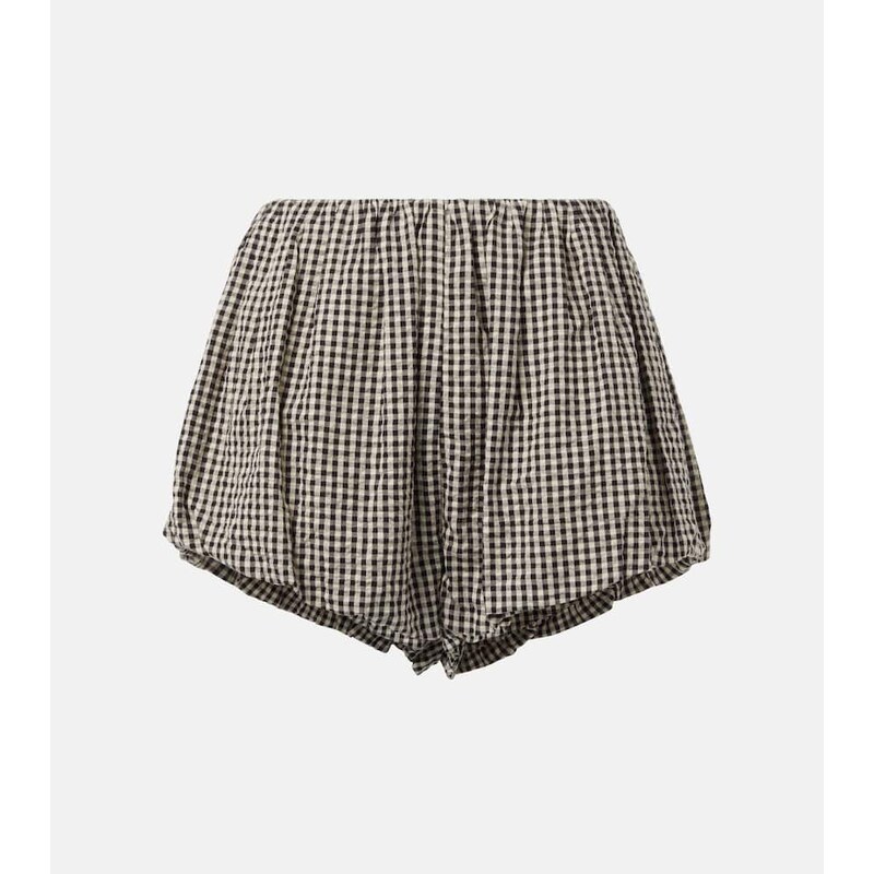 Posse Aurelia gingham cotton shorts