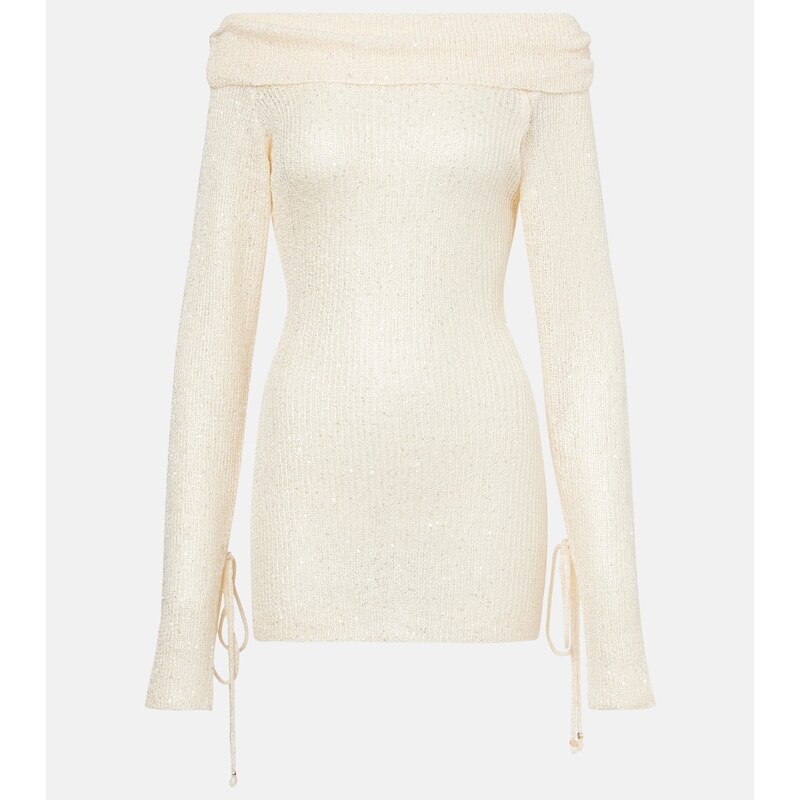 Bananhot Rory sequined knitted minidress