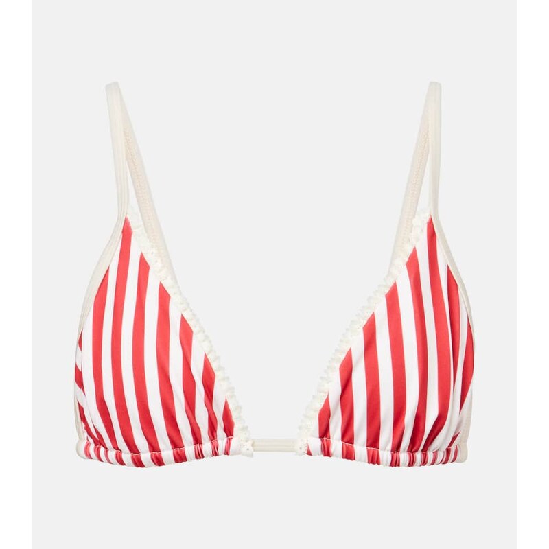 Bananhot Candy striped triangle bikini top