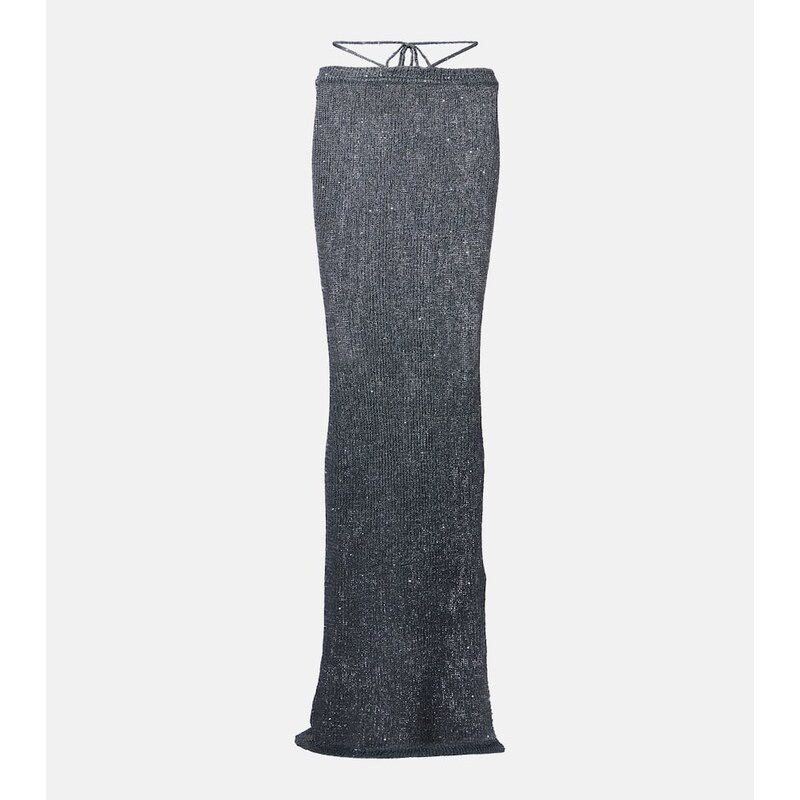 Bananhot Alma sequined maxi skirt