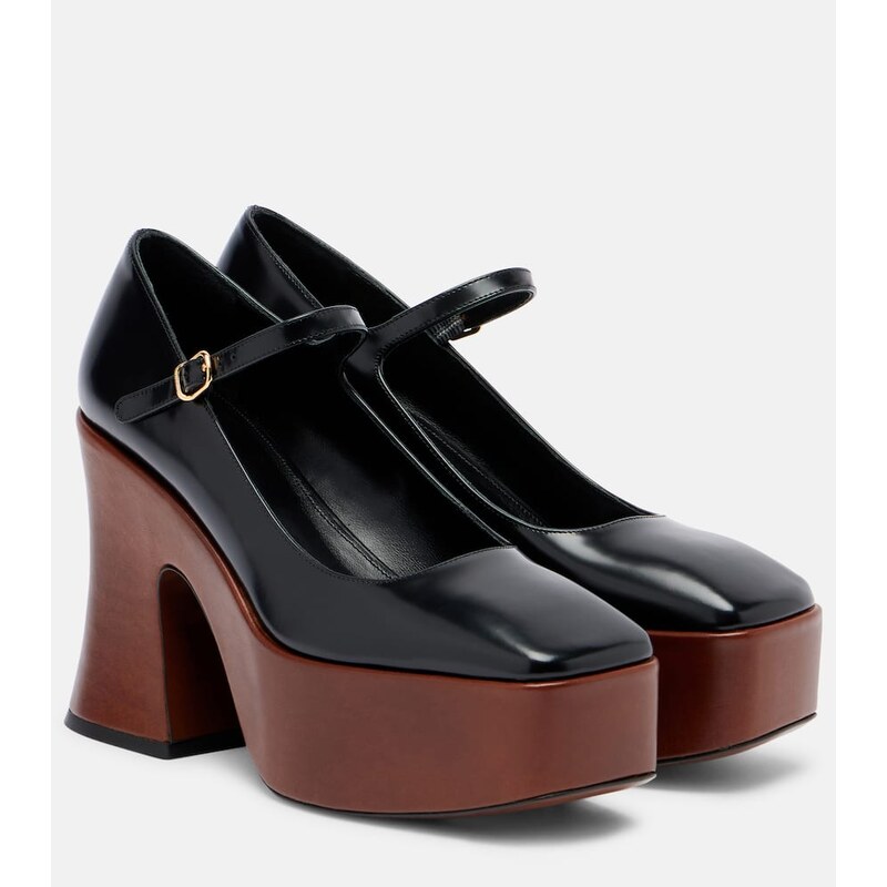 Chloé Janis patent leather Mary Jane pumps