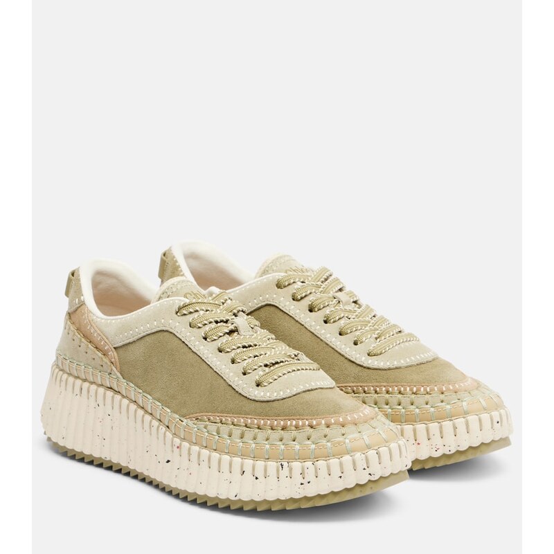 Chloé Nama suede sneakers
