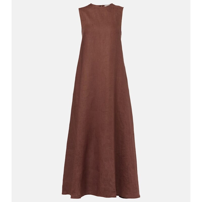 Asceno Tallin linen maxi dress