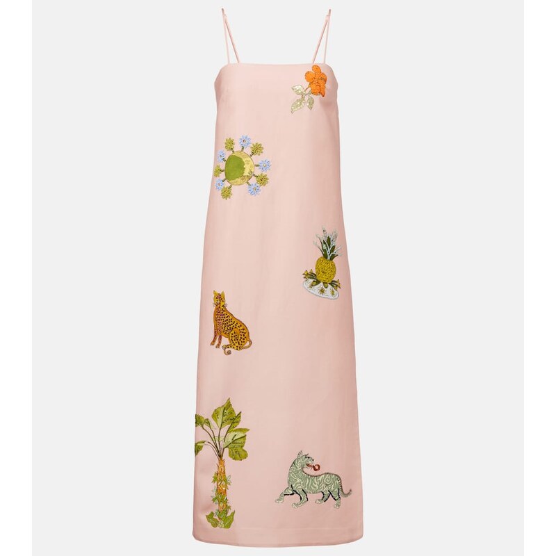 Alemais AlÃmais Hazel printed linen-blend maxi dress