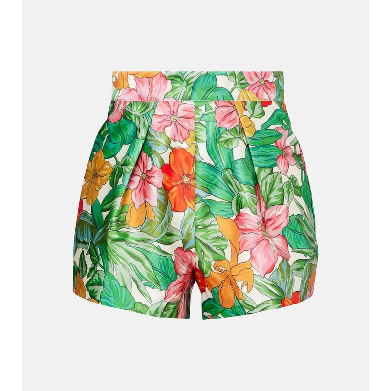 Alemais AlÃmais Amelia printed high-rise shorts