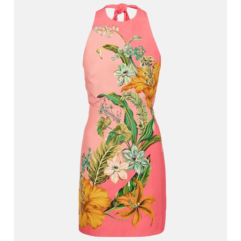 Alemais AlÃmais Anika floral linen minidress