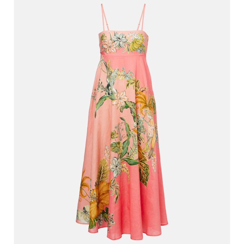 Alemais AlÃmais Anika floral linen maxi dress