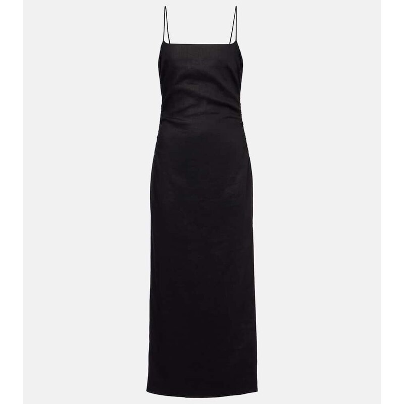 SIR Linen midi dress