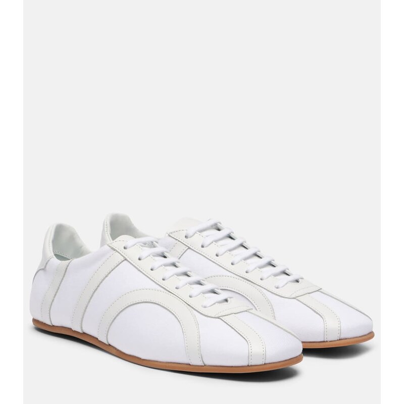Toteme Leather-trimmed sneakers