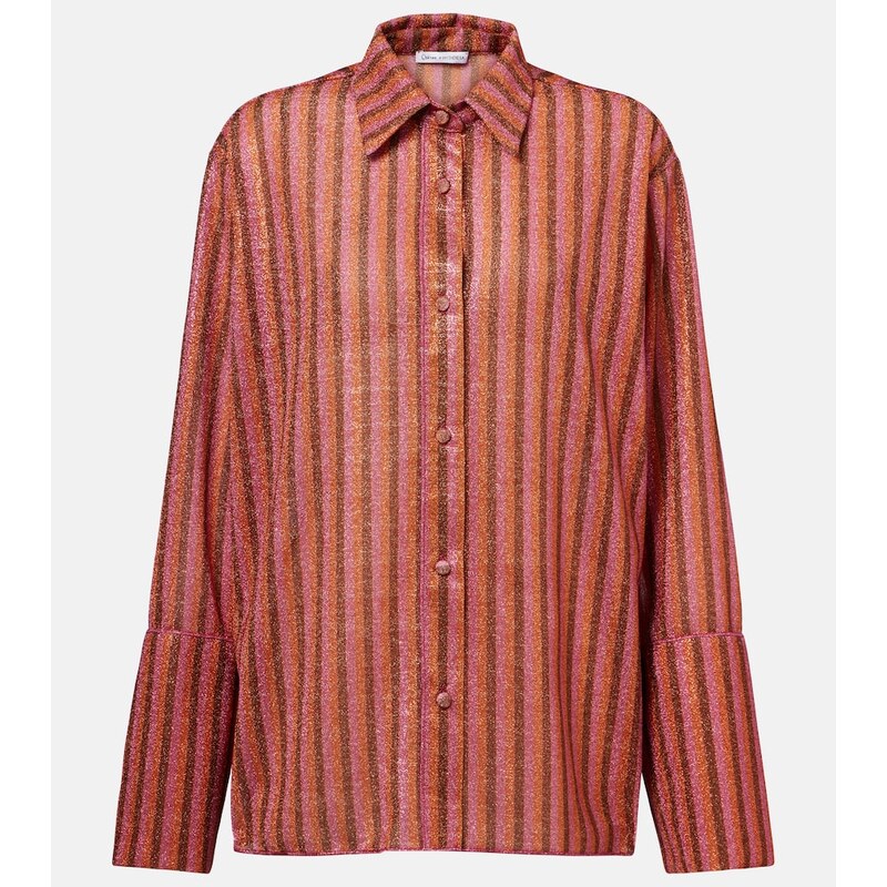 Oséree Lumière striped shirt