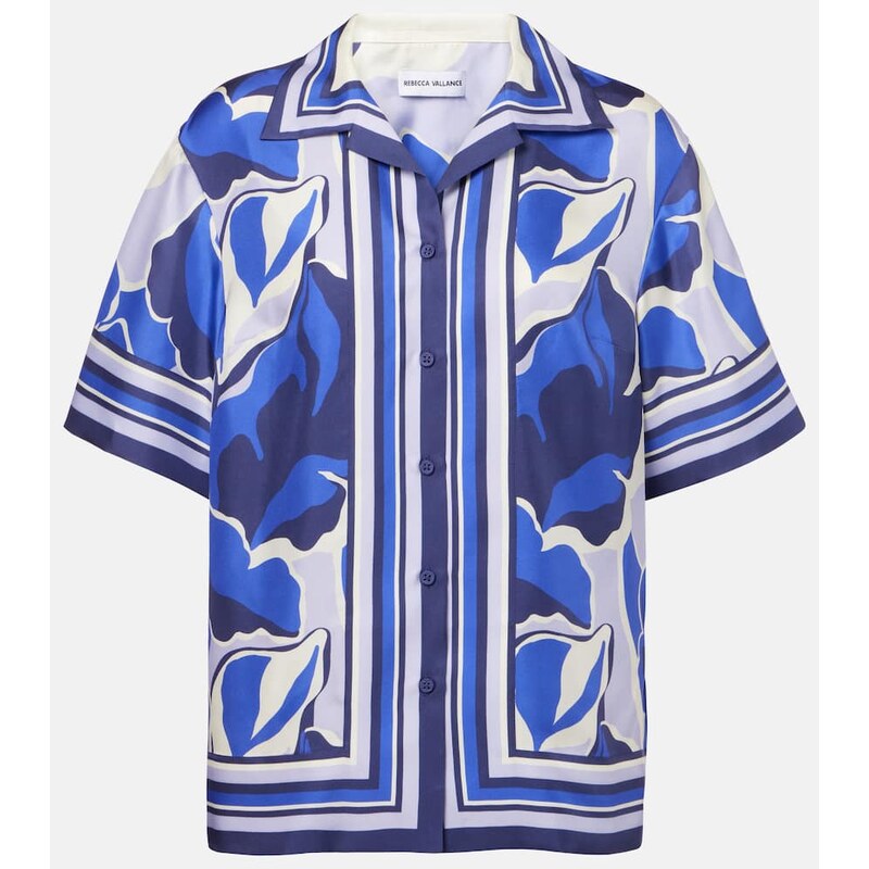 Rebecca Vallance Paros printed silk shirt