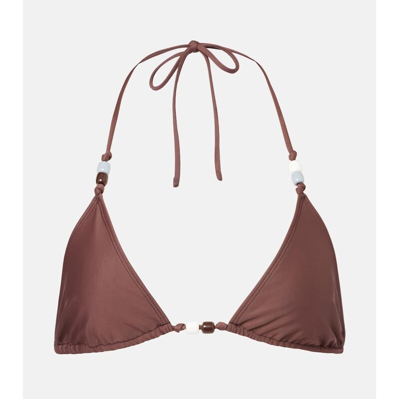Faithfull Uma beaded bikini top