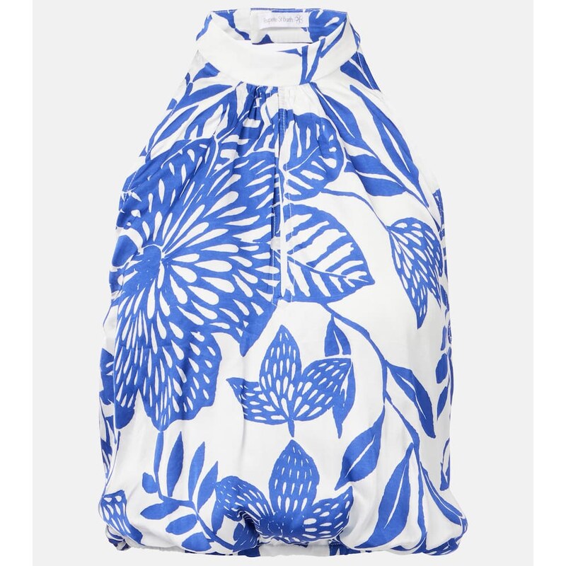 Poupette St Barth Cleo cropped top