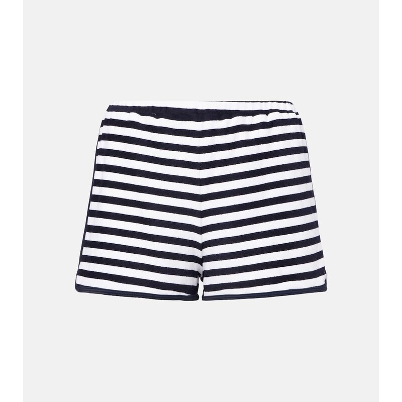 Jade Swim Striped terry shorts