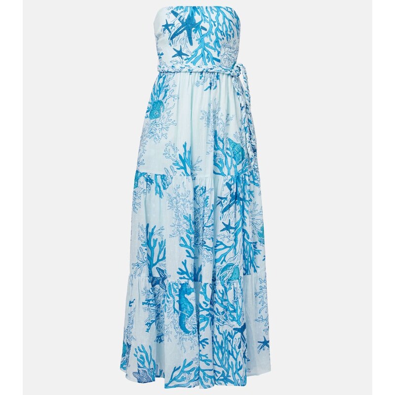 Poupette St Barth Thelma printed cotton maxi dress