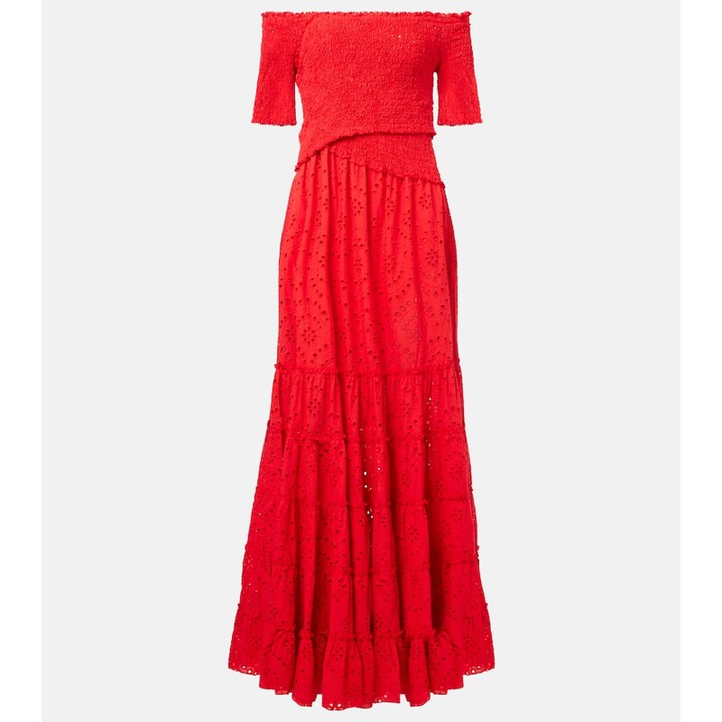 Poupette St Barth Soledad floral cotton maxi dress
