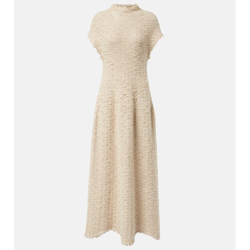 Khaite Ema hemp and silk maxi dress