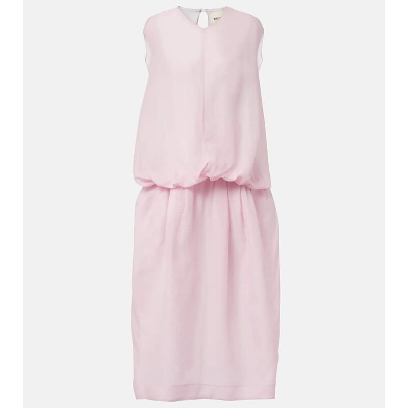 Khaite Noah silk organza midi dress