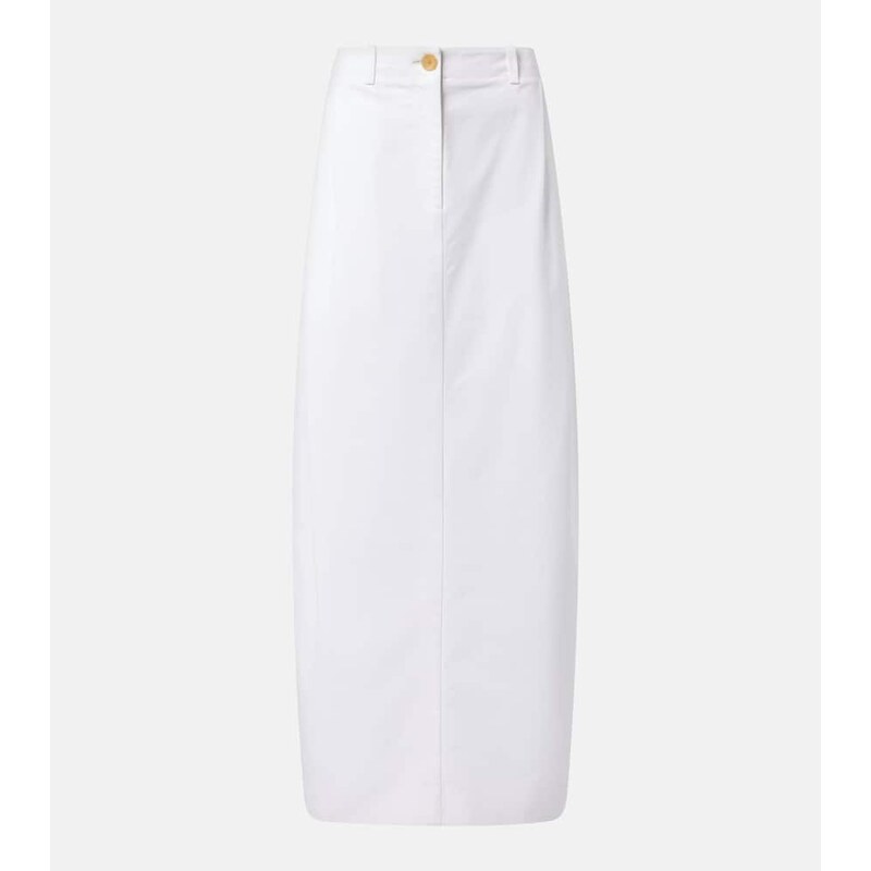 Khaite Lucian cotton poplin maxi skirt