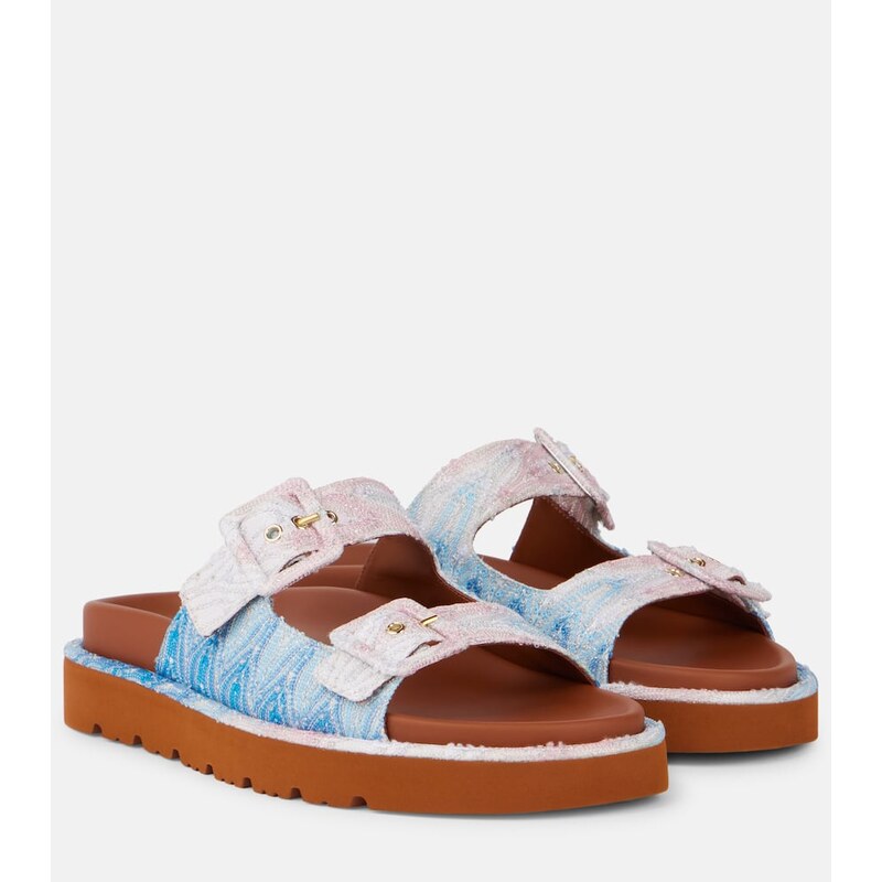 Missoni Zigzag ombrÃ sandals
