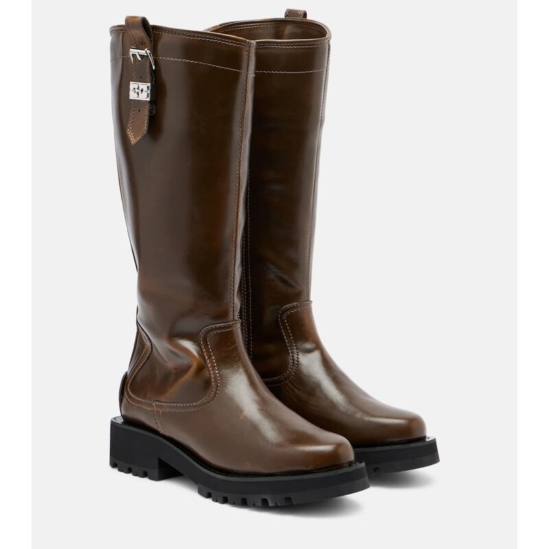 Ganni Studs knee-high boots
